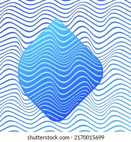 ABSTRACT COLORFUL GRADIENT WAVY LINE PATTERN BACKGROUND. COVER DESIGN 