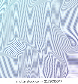 ABSTRACT COLORFUL GRADIENT WAVY LINE PATTERN BACKGROUND. COVER DESIGN 
