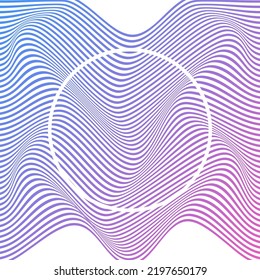 ABSTRACT COLORFUL GRADIENT WAVY LINE PATTERN BACKGROUND. COVER DESIGN 