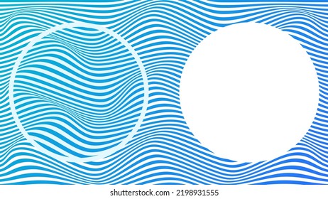 ABSTRACTO COLORIDO DE FONDO DE PATRÓN DE LA LÍNEA DE ONDA GRADIENTE. DISEÑO DE TAPA 