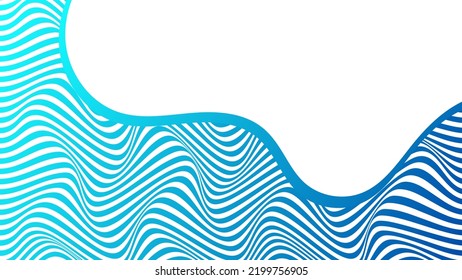 ABSTRACT COLORFUL GRADIENT WAVY LINE PATTERN BACKGROUND. COVER DESIGN 