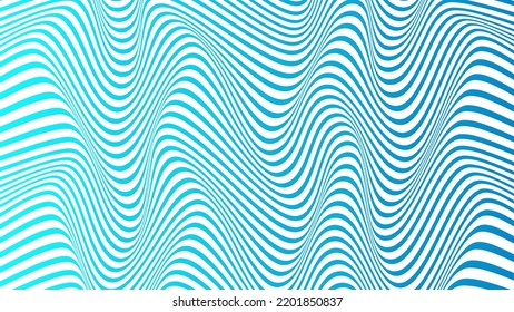 ABSTRACT COLORFUL GRADIENT WAVY LINE PATTERN BACKGROUND. COVER DESIGN 