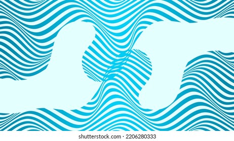 ABSTRAKTE FARBVERLAUF-KUCHENSCHLEIFE MIT KOPIENRAUM-HINTERGRUND. DECKERDESIGN 