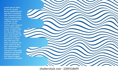 ABSTRACT COLORFUL GRADIENT WAVY LINE PATTERN BACKGROUND. COVER DESIGN 