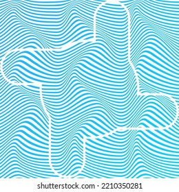 ABSTRACTO COLORIDO DE FONDO DE PATRÓN DE LA LÍNEA DE ONDA GRADIENTE. DISEÑO DE TAPA 