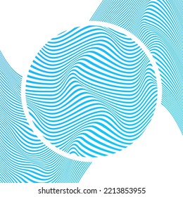 ABSTRACT COLORFUL GRADIENT WAVY LINE PATTERN BACKGROUND. COVER DESIGN 