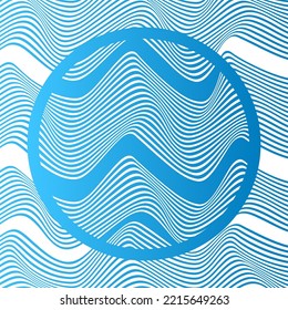 ABSTRACT COLORFUL GRADIENT WAVY LINE PATTERN BACKGROUND. COVER DESIGN 