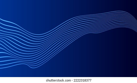ABSTRACT COLORFUL GRADIENT WAVY LINE PATTERN BACKGROUND. COVER DESIGN 