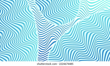 ABSTRACT COLORFUL GRADIENT WAVY LINE PATTERN BACKGROUND. COVER DESIGN 