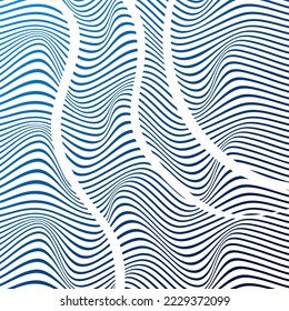 ABSTRACT COLORFUL GRADIENT WAVY LINE PATTERN BACKGROUND. COVER DESIGN 