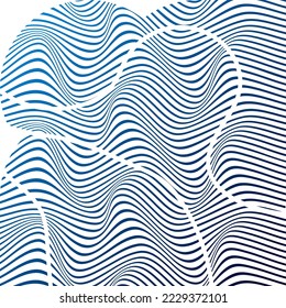 ABSTRACTO COLORIDO DE FONDO DE PATRÓN DE LA LÍNEA DE ONDA GRADIENTE. DISEÑO DE TAPA 