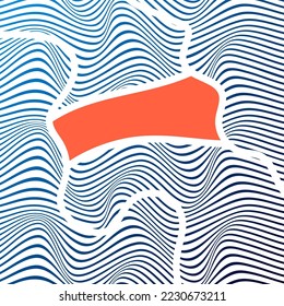 ABSTRACT COLORFUL GRADIENT WAVY LINE PATTERN BACKGROUND. COVER DESIGN 