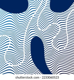 ABSTRACT COLORFUL GRADIENT WAVY LINE PATTERN BACKGROUND. COVER DESIGN 