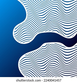 ABSTRACT COLORFUL GRADIENT WAVY LINE PATTERN BACKGROUND. COVER DESIGN 