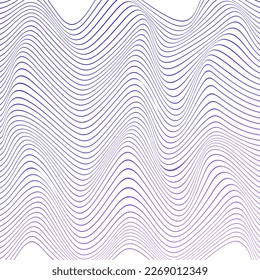 ABSTRACTO COLORIDO DE FONDO DE PATRÓN DE LA LÍNEA DE ONDA GRADIENTE. DISEÑO DE TAPA 