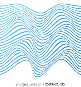 ABSTRACT COLORFUL GRADIENT WAVY LINE PATTERN BACKGROUND. COVER DESIGN 
