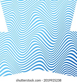ABSTRACT COLORFUL GRADIENT WAVY LINES PATTERN BACKGROUND. COVER DESIGN 