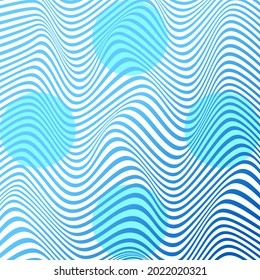ABSTRACT COLORFUL GRADIENT WAVY LINES PATTERN BACKGROUND. COVER DESIGN 