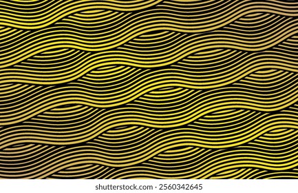 abstract Colorful Gradient Wavy Lines Background with Vibrant Neon Colors. Vibrant wavy lines with a gradient of neon colors create a dynamic, abstract design.Perfect for artistic or futuristic themes