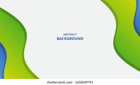 abstract colorful gradient wavy shape background