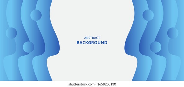 abstract colorful gradient wavy shape background