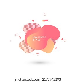 An abstract colorful Gradients design, and elements curves vector design in dynamical colorful papercuts templates