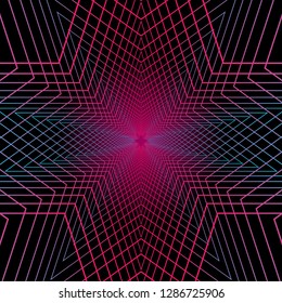 Abstract colorful gradients patterns design. Future geometric background