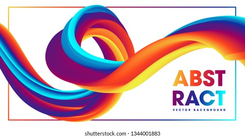  Abstract colorful gradients waves background. Vector illustration