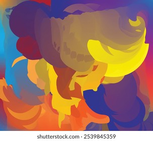Abstract colorful grainy background. Grainy background style. Abstract grainy gradient color.