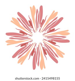 Abstract colorful graphic design element. Vector illustration. 