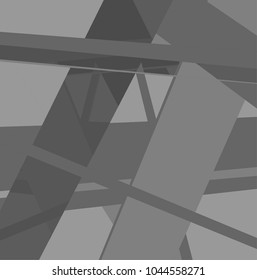 abstract colorful gray pattern, creative gray geometric background. vector illustration