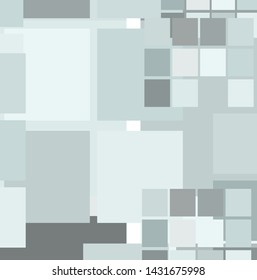 Abstract colorful gray squares pattern background 