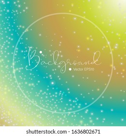 Abstract colorful gredient  background magic glitter bokeh vector EPS10 illustration Poster Backdrop with Sequins and Shine Elements.