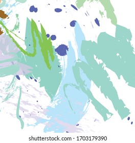 Abstract colorful green and blue sky paint brush and strokes, scribble lines pattern background. creative colorful nice hand drawn background. modern beautiful grunge and stripes pattern background.