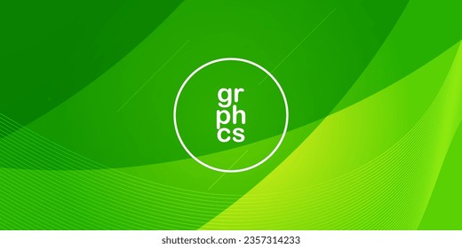 Abstract colorful green curve papercut background template vector with overlap shape pattern. Green background with strong shadow design. Eps10 vector