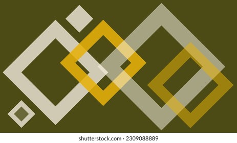 Abstract Colorful Green with Geometric Shape Combination Background Design. Usable for Greeting Card, Banner, Landing Page, Presentation Background and other template.