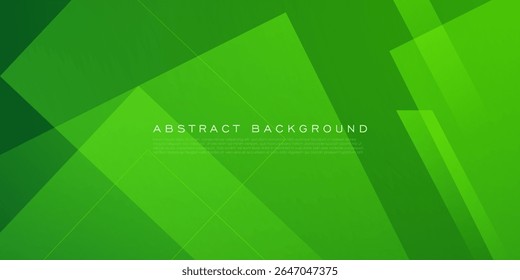 Abstract colorful green overlap papercut background. Simple and trendy square pattern with lines. Eps10 vector