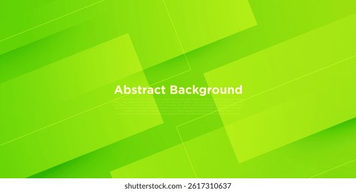 Abstract colorful green overlap square background. Trendy shapes papercut pattern. Eps10 vector