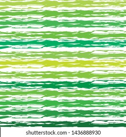 Abstract colorful green paint brush and strokes with horizontal lines pattern background. creative colorful green  nice brush strokes and stripes pattern background