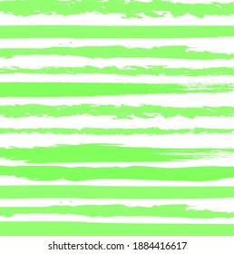 Abstract colorful green paint brush and strokes, stripes pattern background. colorful nice green  brush strokes and hand drawn with horizontal lines background