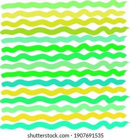 abstract colorful green paint brush with horizontal lines pattern background. creative colourful green nice brush strokes and hand drawn with horizontal lines  for your design. 