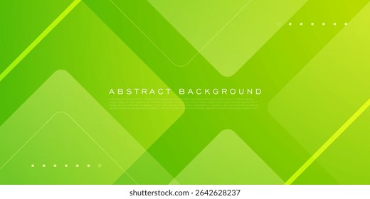 Abstrato colorido papel verde corte quadrado fundo. Sobrepor o padrão de formas quadradas com linhas. Vetor Eps10