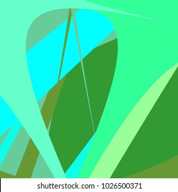 abstract colorful green shape texture background