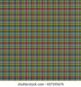 Abstract colorful grid background, seamless pattern on the green background, modern grid swatch, plaid pattern, square background, vector illustration