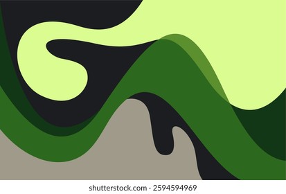 Abstract Colorful Groovy background design. fluid abstract background