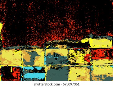 Abstract colorful grunge background