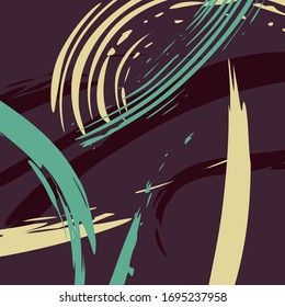 Abstract colorful grunge background.  Brush stroke grunge texture splatter.  Imaginative artistic surface, texture for textile fabric, paper, print, cloth, cover, background.