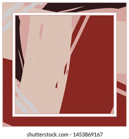 Abstract colorful grunge background. Contemporary modern art for silk scarf, hijab shawl design. Digital brushstrokes, painted texture for textile fabric, paper print. Fashion illustration