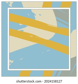 Abstract colorful grunge background. Contemporary modern art for silk scarf, hijab shawl design. Digital brushstrokes, painted texture for textile fabric, paper print. Fashion illustration