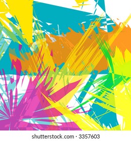 abstract colorful grunge background - vector -